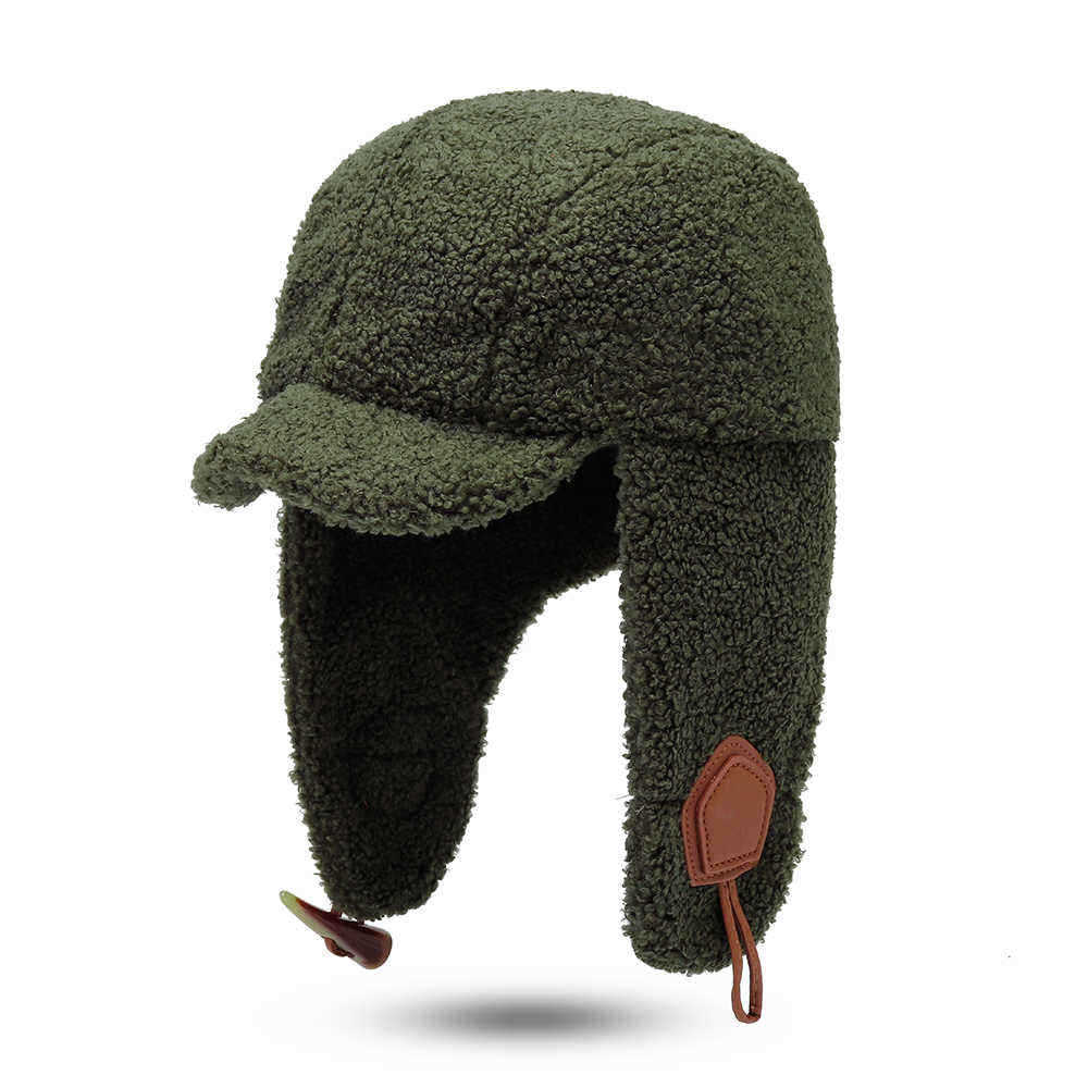 Unisex-Winter-Fashion-Trapper-Hat-Casual-Warm-Cap-Lamb-Velvet-Earmuffs-Hat-1383886