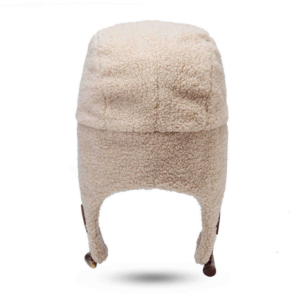 Unisex-Winter-Fashion-Trapper-Hat-Casual-Warm-Cap-Lamb-Velvet-Earmuffs-Hat-1383886