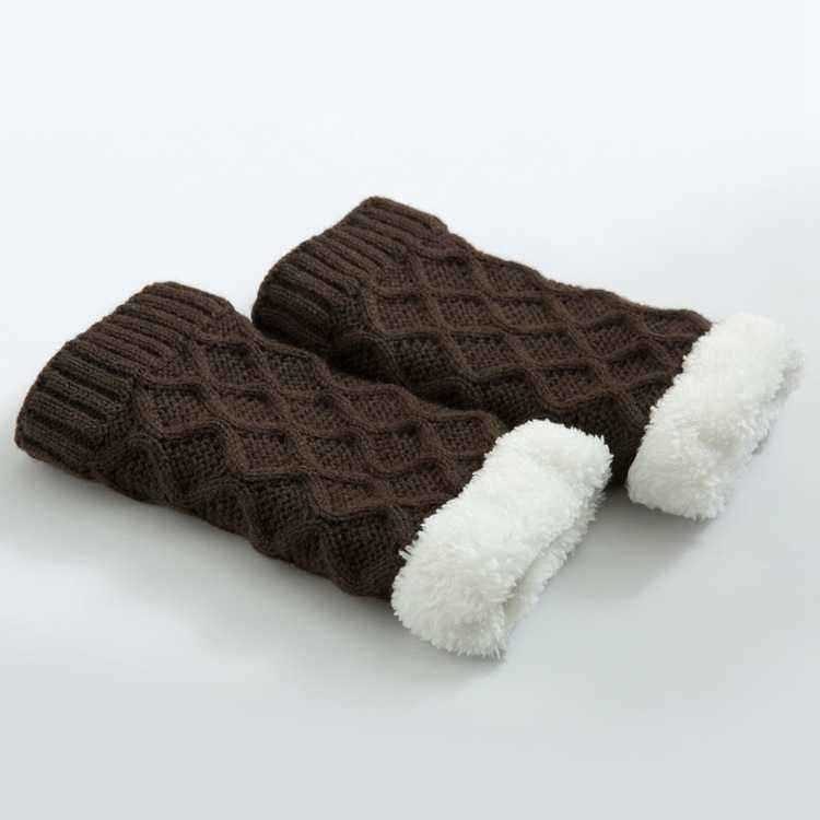 Unisex-Winter-Leg-Warmer-Thicken-Fleece-Liner-Knit-Knee-Pads-Warm-Diamond-Tube-Socks-Boots-Deco-1377864