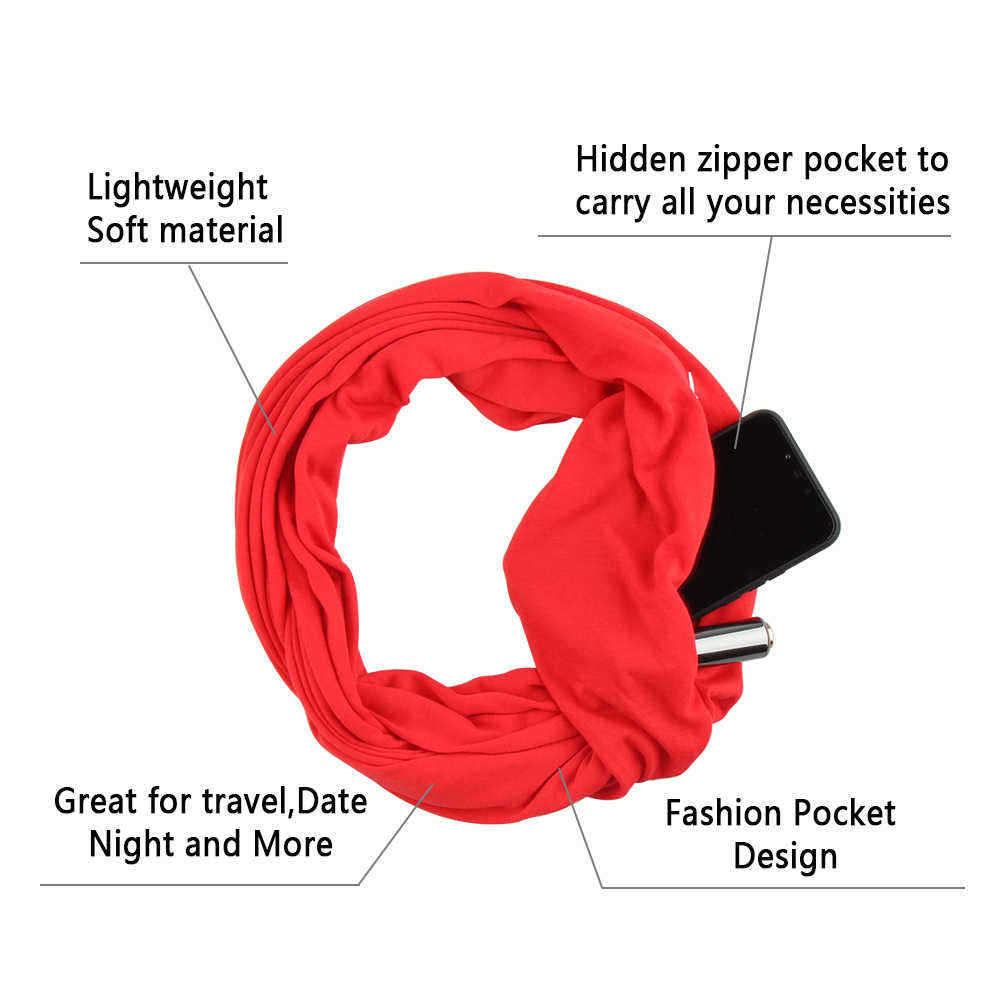 Unisex-Winter-Multipurpose-Vintage-Scarf-With-Zipper-Pocket-Portable-Cotton-Soft-Infinity-Scarf-1379817