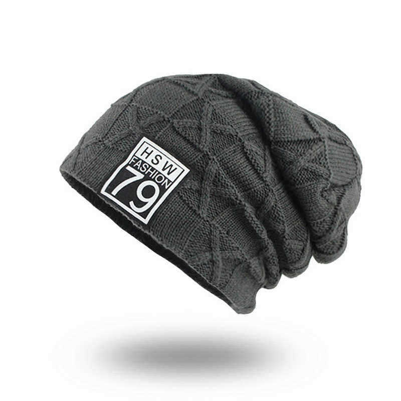 Unisex-Winter-Outdoor-Sports-Thicken-Woolen-Weaving-Knitted-Beanie-Hats-1350739