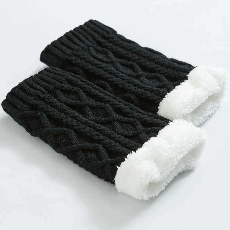 Unisex-Winter-Plus-Velvet-Knitting-Knee-Ankle-Calf-Warmer-Pads-Wool-Warm-Boots-Deco-Skirt-Tube-Socks-1377079