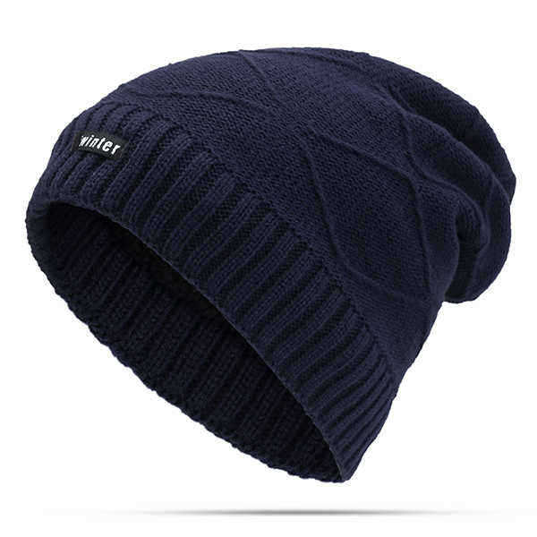 Unisex-Winter-Warm-Thickened-Velvet-Liner-Knitted-Hat-Outdoor-Casual-Baggy-Beanie-Cap-1216706