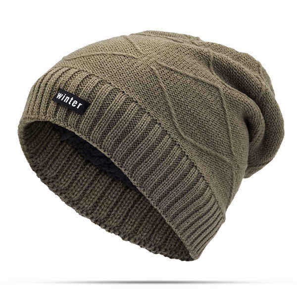 Unisex-Winter-Warm-Thickened-Velvet-Liner-Knitted-Hat-Outdoor-Casual-Baggy-Beanie-Cap-1216706