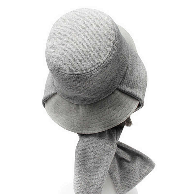 Unisex-Winter-Wool-Warm-Scarf-Fisherman-Hat-Outdoor-Fashion-Ear-Protective-Bucket-Cap-1381307