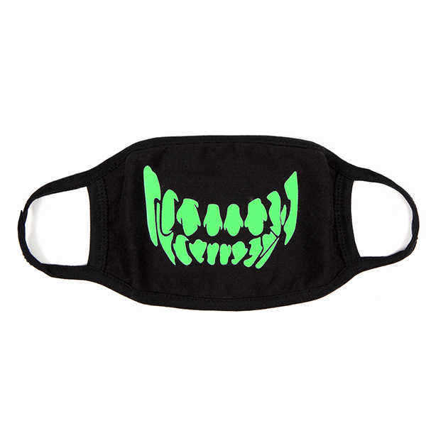 Unsiex-Men-Noctilucence-Luminous-Green-Cartoon-Skeleton-Pattern-Anti-Dust-Cotton-Mouth-Mask-1079687