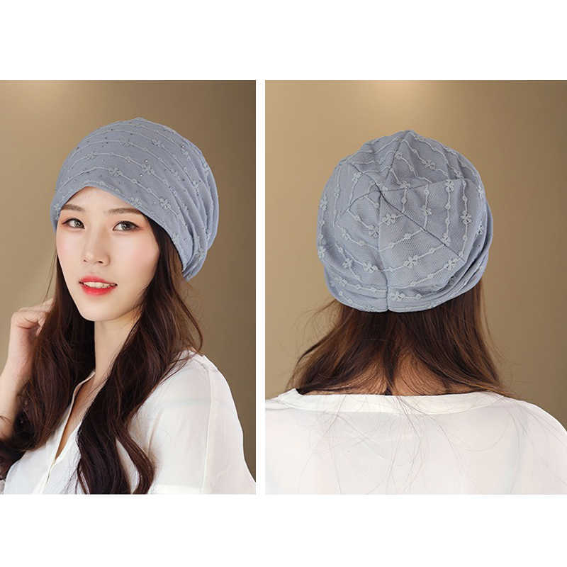 Vintage-Cotton-Breathable-Beanie-Cap-Women-Earmuffs-Flexible-Turban-Cap-1437392