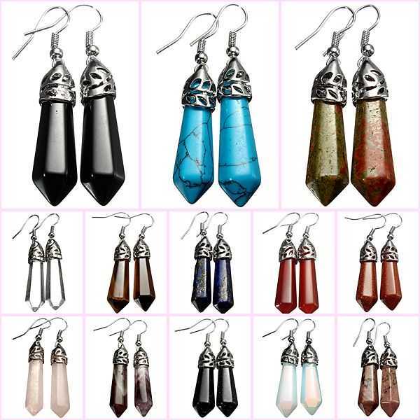 Vintage-Hexagonal-Pendulum-Gemstone-Column-Dangle-Earrings-Eardrop-940854