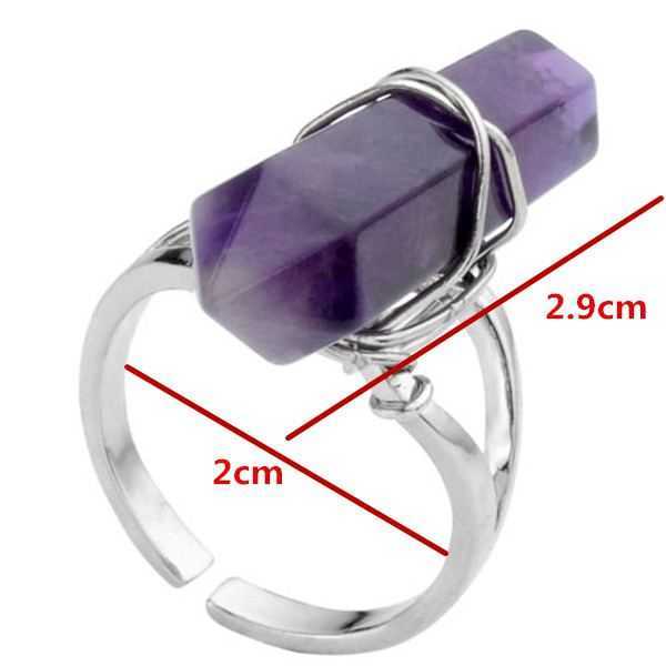 Vintage-Hexagonal-Pendulum-Gemstone-Column-Quartz-Finger-Ring-981364