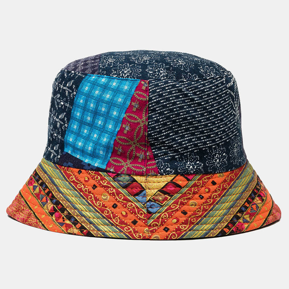 Vintage-Old-Print-Fisherman-Hat-Double-Sided-Cap-Visor-National-Style-Bucket-Hat-1541346