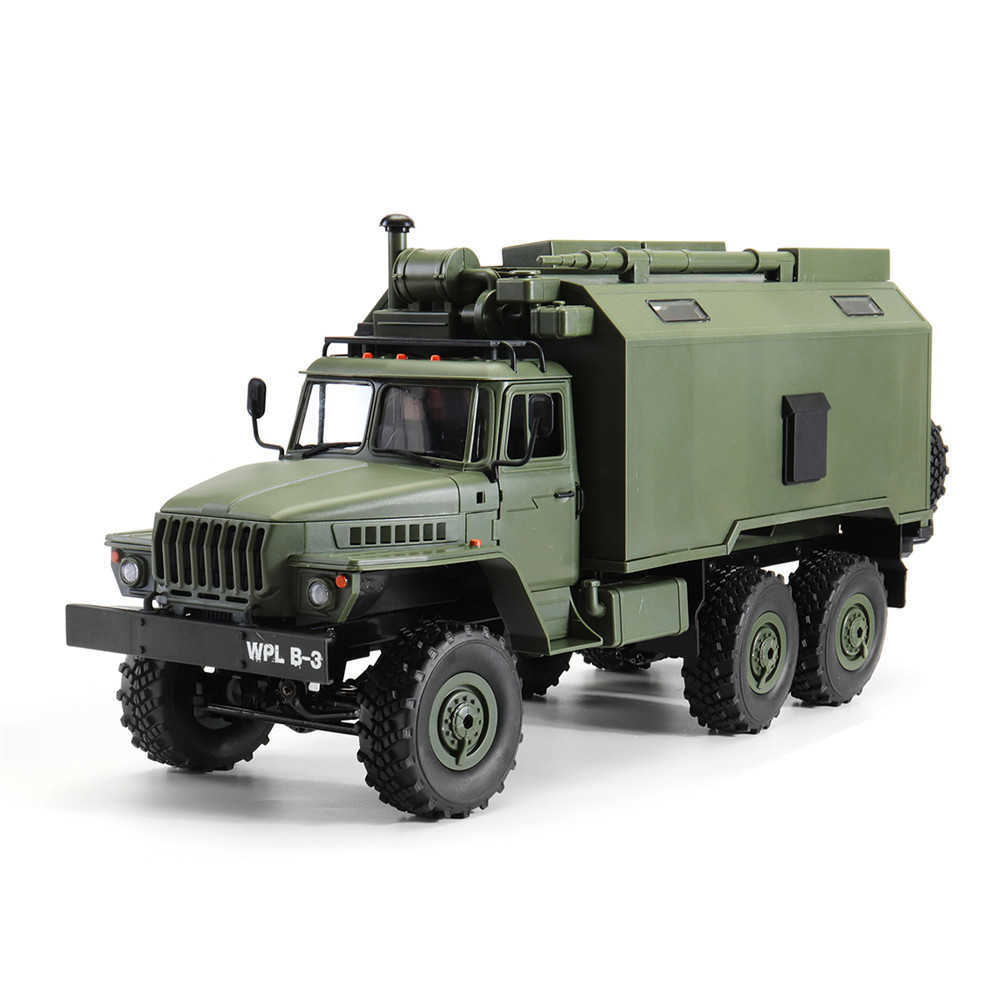 WPL-B36-Ural-116-24G-6WD-Rc-Car-Military-Truck-Rock-Crawler-Command-Communication-Vehicle-RTR-Toy-1353390