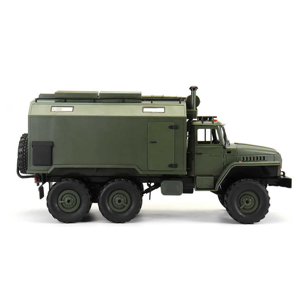 WPL-B36-Ural-116-24G-6WD-Rc-Car-Military-Truck-Rock-Crawler-Command-Communication-Vehicle-RTR-Toy-1353390
