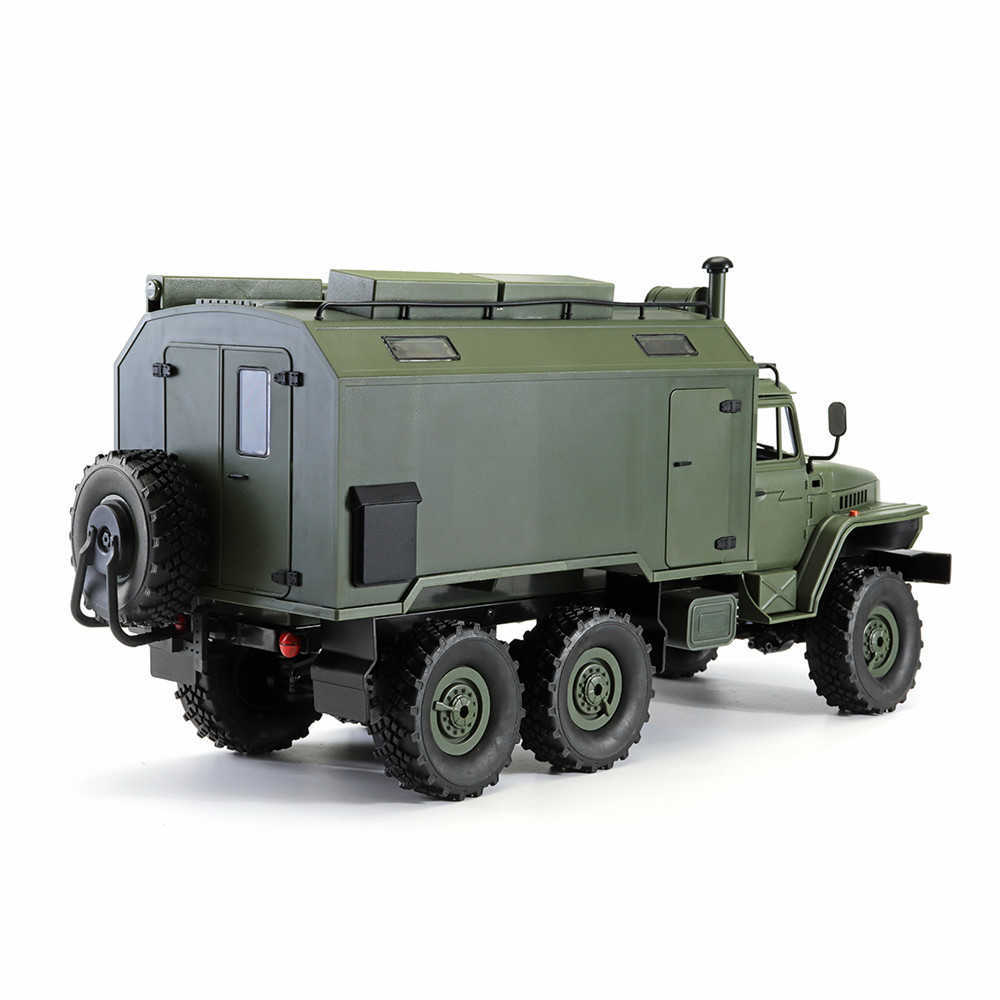 WPL-B36-Ural-116-24G-6WD-Rc-Car-Military-Truck-Rock-Crawler-Command-Communication-Vehicle-RTR-Toy-1353390