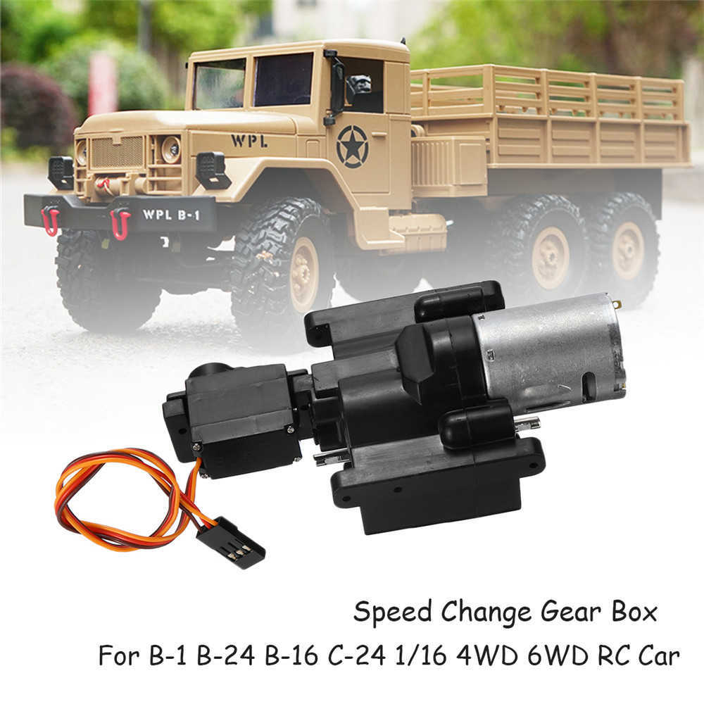 WPL-Speed-Change-Gear-Box-For-WPL-B1-B24-B16-B36-C24-JJRC-Q65-116-4WD-6WD-Rc-Car-1305526