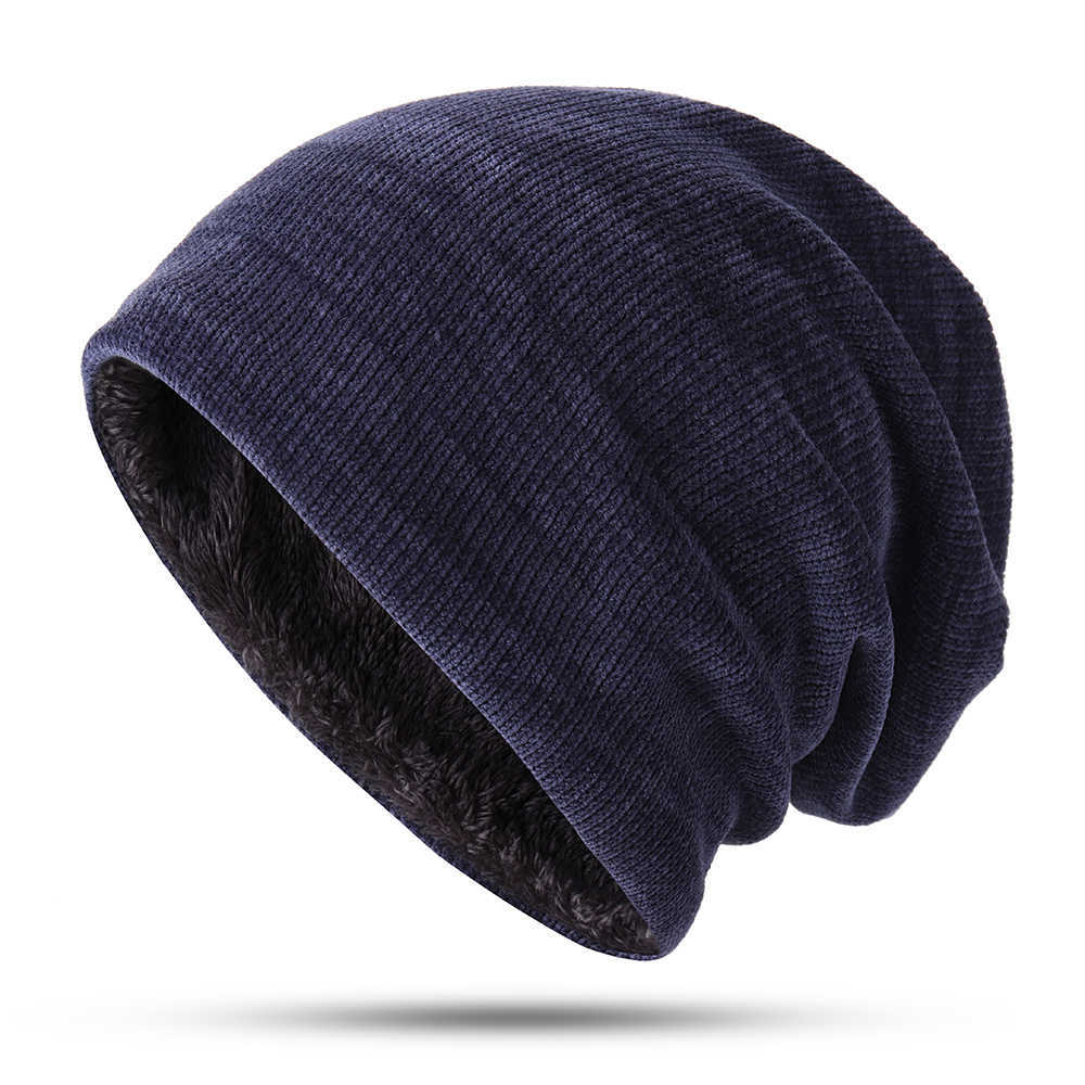 Winter-Corduroy-Double-Layers-Beanie-Hat-Outdoor-Earmuffs-Thicken-Slouchy-Ski-Skullcap-for-Men-Women-1374197