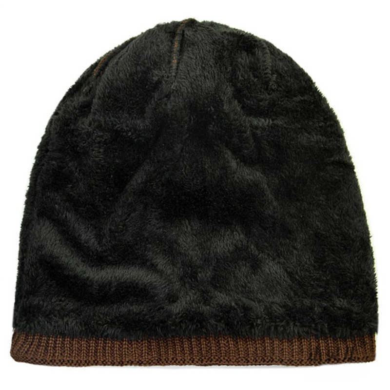 Winter-Double-Layer-Plus-Velvet-Knit-Beanie-Hat-Outdoor-Earmuffs-Ski-Skull-Cap-1341934