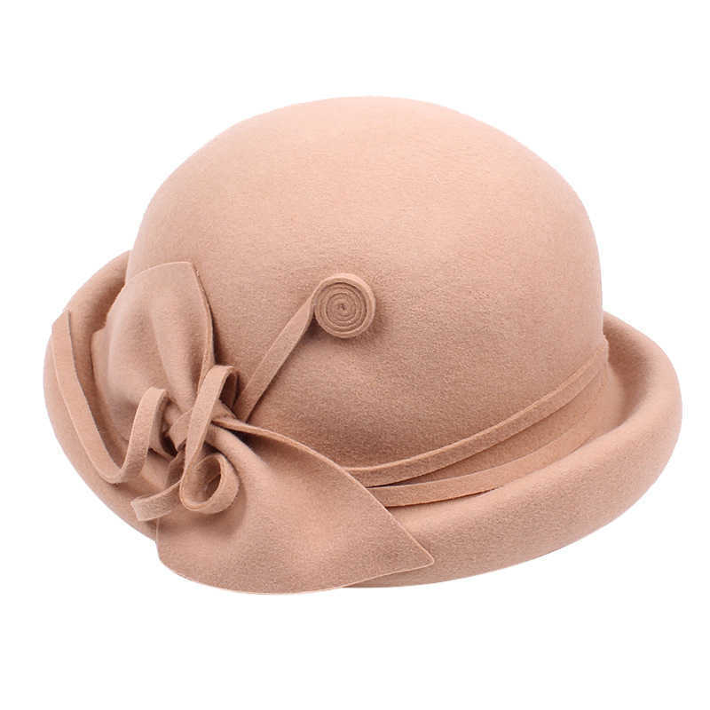 Winter-Pure-Wool-Felt-Fedora-Jazz-Hat-Bowknot-Derby-Elegant-Casual-Bowler-For-Ladies-1381848