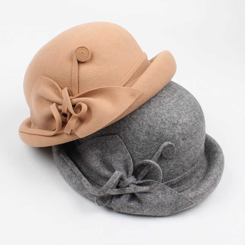 Winter-Pure-Wool-Felt-Fedora-Jazz-Hat-Bowknot-Derby-Elegant-Casual-Bowler-For-Ladies-1381848