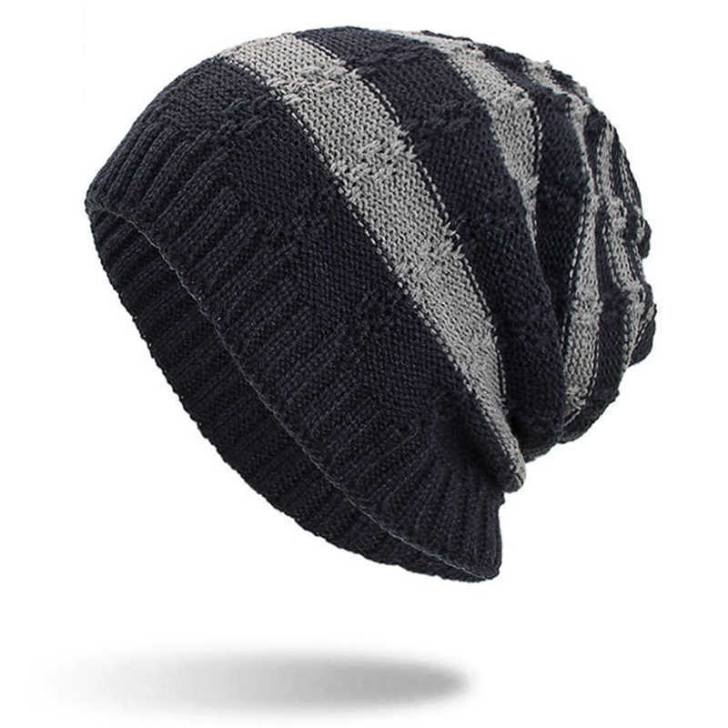 Winter-Stripe-Coral-Fleece-Double-Layers-Beanie-Caps-Outdoor-Thicken-Knitted-Hat-for-Men-Women-1344199