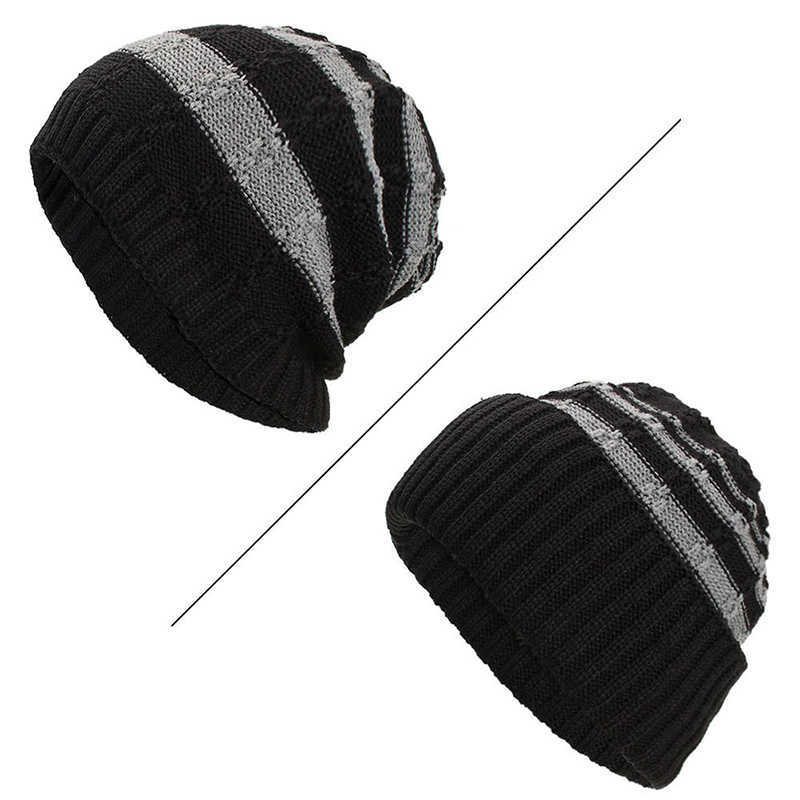 Winter-Stripe-Coral-Fleece-Double-Layers-Beanie-Caps-Outdoor-Thicken-Knitted-Hat-for-Men-Women-1344199