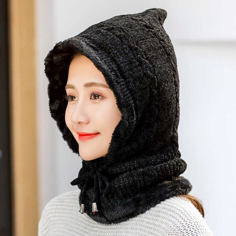 Winter-Thicken-Plus-Velvet-Cycling-Siamese-Ski-Knit-Hat-Scarf-Windproof-Earmuffs-Beanie-1374541