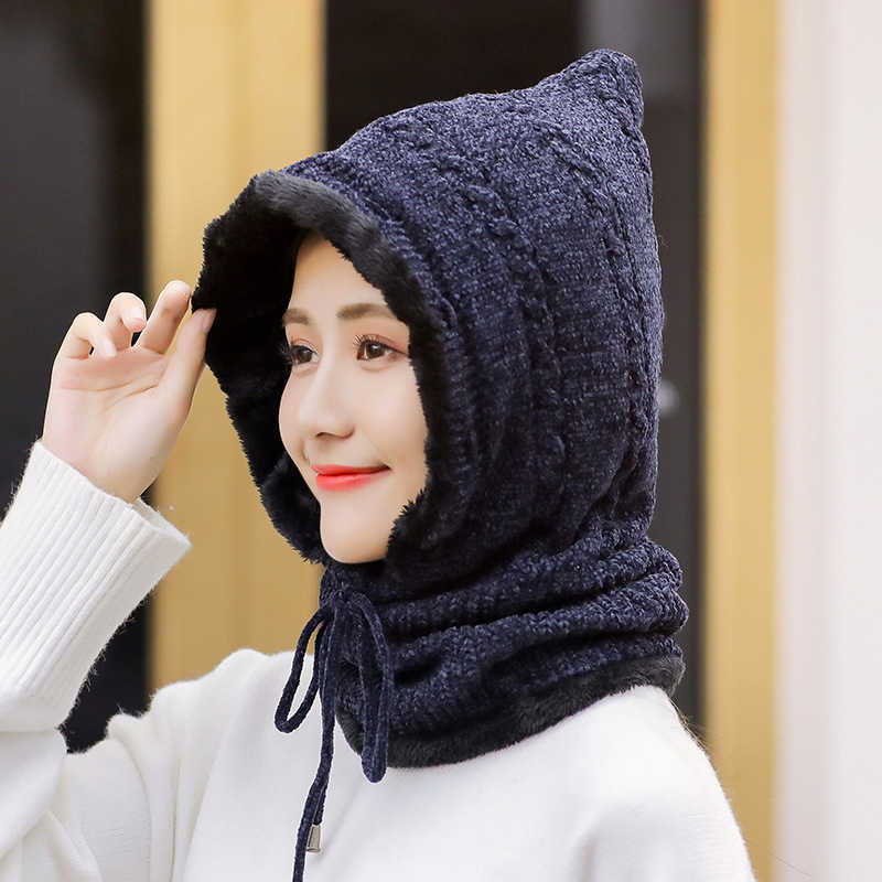 Winter-Thicken-Plus-Velvet-Cycling-Siamese-Ski-Knit-Hat-Scarf-Windproof-Earmuffs-Beanie-1374541