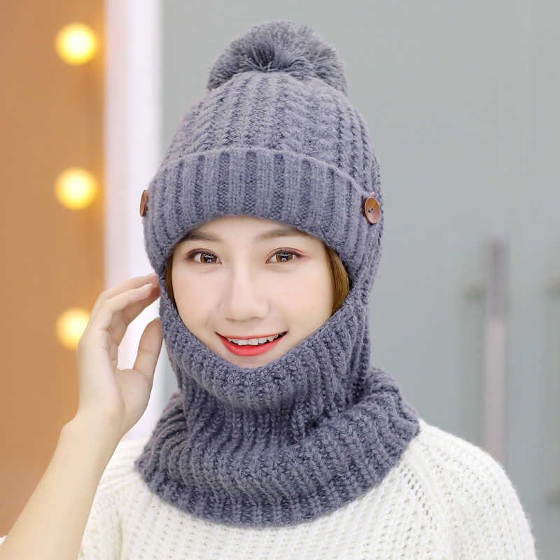 Winter-Thicken-Plus-Velvet-Siamese-Knit-Hat-Scarf-Windproof-Earmuffs-Ski-Beanie-Cap-for-Women-1365741