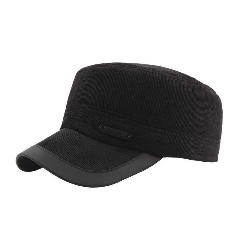Winter-Vintage-Corduroy-Thicken-Earmuffs-Military-Style-Hat-Outdoor-Ski-Cadet-Army-Cap-1364027