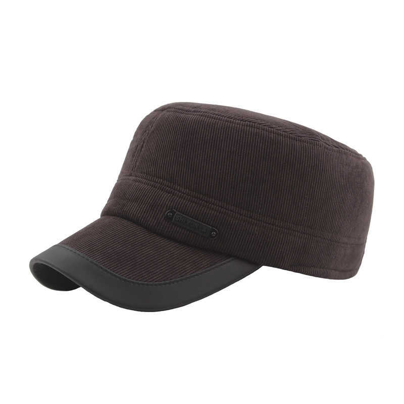 Winter-Vintage-Corduroy-Thicken-Earmuffs-Military-Style-Hat-Outdoor-Ski-Cadet-Army-Cap-1364027