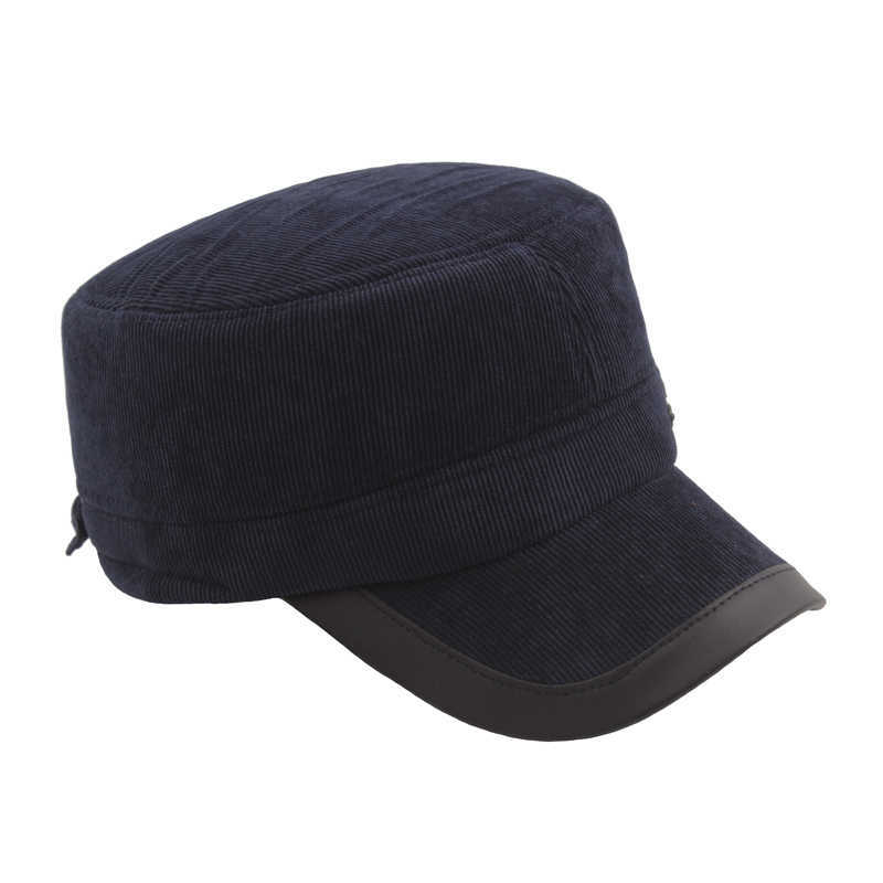 Winter-Vintage-Corduroy-Thicken-Earmuffs-Military-Style-Hat-Outdoor-Ski-Cadet-Army-Cap-1364027