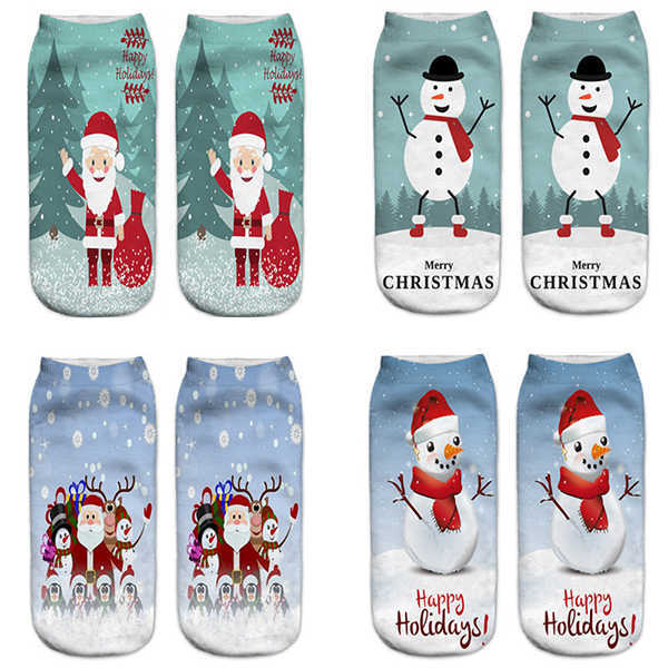 Women-3D-Print-Cute-Santa-Claus-Ankle-Socks-Casual-Low-Cut-Christmas-Socks-1214763