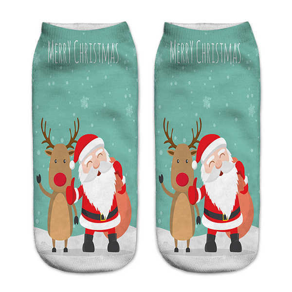 Women-3D-Print-Cute-Santa-Claus-Ankle-Socks-Casual-Low-Cut-Christmas-Socks-1214763