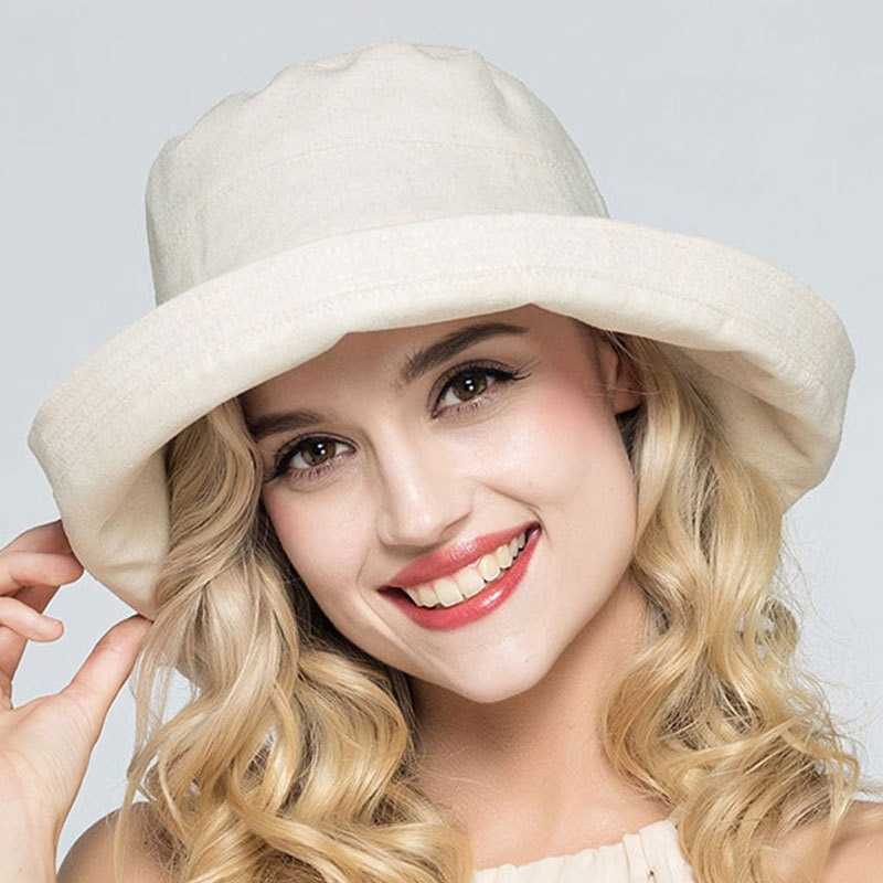 Women-Adjustable-Cotton-And-Linen-Rolling-Floppy-Hat-Sunshade-Sun-Screen-Seaside-Hat-Anti-UV-Bucket--1445036