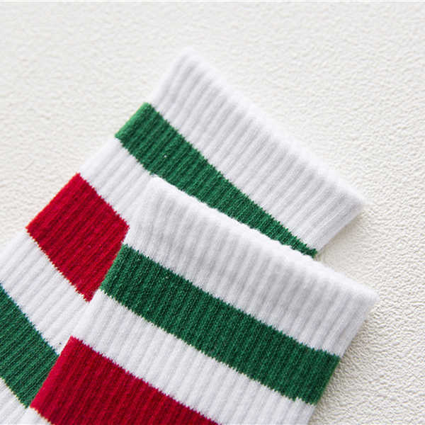 Women-Autumn-Warm-Striped-Cotton-Middle-Tube-Socks-Casual-Sports-Breathable-Socks-1176901