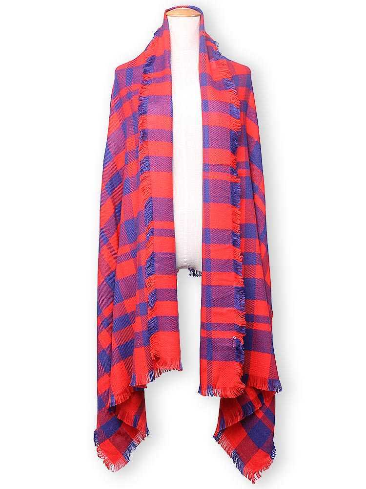 Women-Autumn-Winter-Grid-Long-Wool-Scarf-Shawl-957548