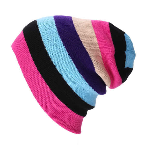 Women-Beanies-Striped-Rainbow-Colors-Hat-Cotton-Knitted-Hats-Soft-Beanie-Gorro-Cap-1131263