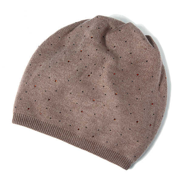 Women-Cashmere-Knitted-Beanie-Hat-Rhinestones-Solid-Winter-Warm-Caps-1209419