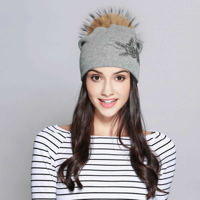 Women-Casual-Warm-Wool-Knitted-Hat-Detachable-Pompom-Knit-Beanie-Cap-1387543