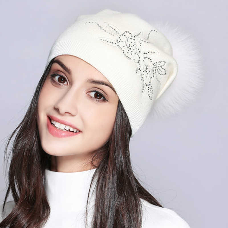 Women-Casual-Warm-Wool-Knitted-Hat-Detachable-Pompom-Knit-Beanie-Cap-1387543