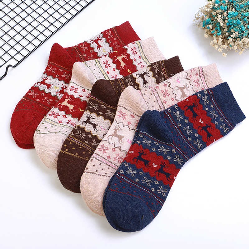 Women-Christmas-Thicken-Warm-Middle-Tube-Socks-Casual-Elk-Christmas-Socks-1224612