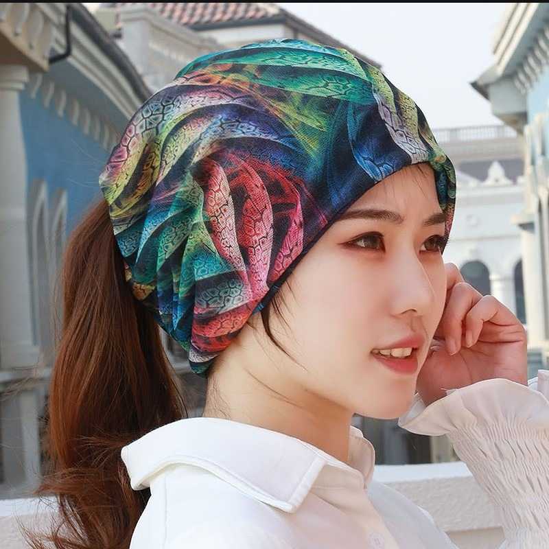 Women-Cotton-Breathable-Thin-Casual-Beanie-Cap-Vintage-Earmuffs-Flexible-Bonnet-1436347