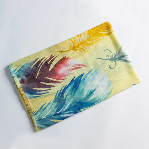 Women-Cotton-Feather-Color-Printing-Scarf-Unique-Plus-Size-Breathable-Shawl-1274093