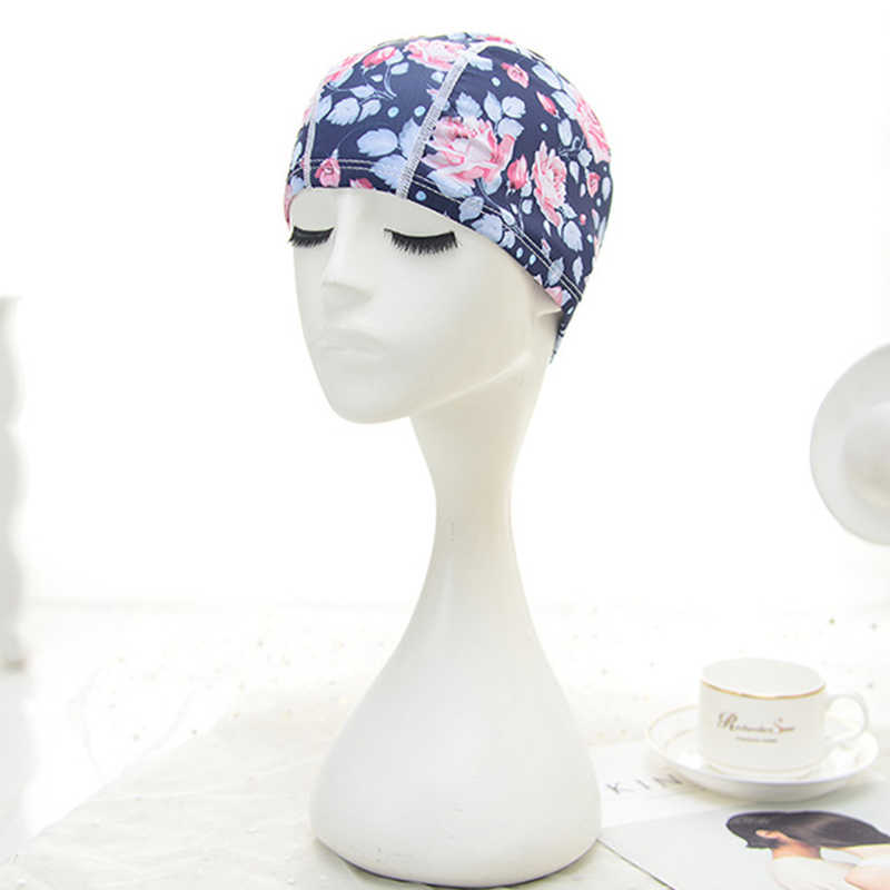 Women-Cotton-High-Elasticity-Swimming-Cap-Oversized-Breathable-Letter-Earmuffs-Turban-Hat-1325922