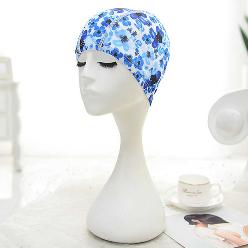 Women-Cotton-High-Elasticity-Swimming-Cap-Oversized-Breathable-Letter-Earmuffs-Turban-Hat-1325922