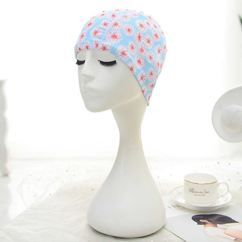 Women-Cotton-High-Elasticity-Swimming-Cap-Oversized-Breathable-Letter-Earmuffs-Turban-Hat-1325922