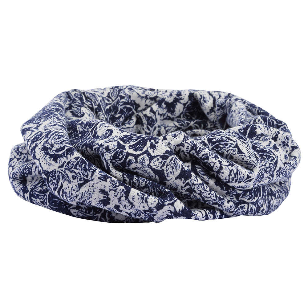 Women-Cotton-Multi-purpose-Rose-Pattern-Printing-Beanie-Cap-Bib-Headscarf-1534529