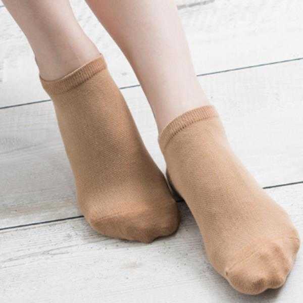 Women-Cotton-Solid-Short-Socks-Soft-Breathable-Mesh-Casual-Invisible-Boat-Socks-1132060