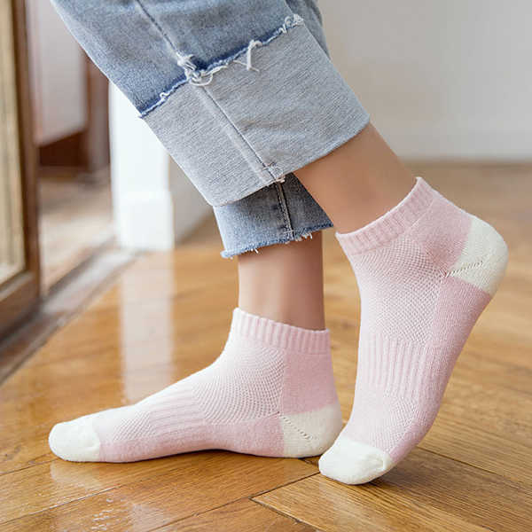 Women-Cottton-Low-Cut-Ankle-Socks-Outdoor-Sport-Skid-Resistant-Breathable-Deodorization-Sock-1267195