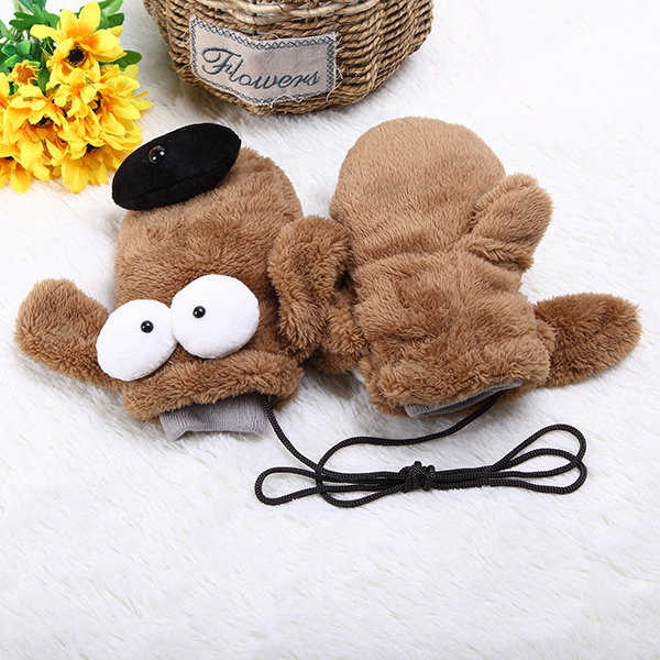 Women-Cute-Cartoon-Gloves-Big-Eye-Dog-Winter-Warm-Novelty-Plush-Thick-Wrist-Mittens-1118235