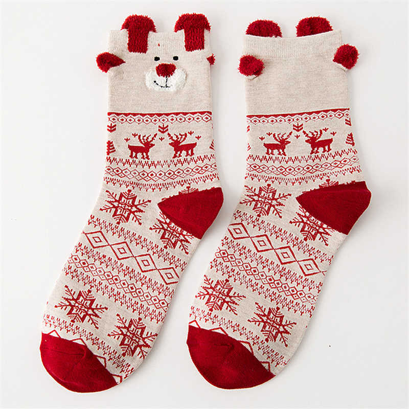 Women-Cute-Christmas-Elk-Cotton-Socks-Warm-Soft-Middle-Tube-Socks-1219204